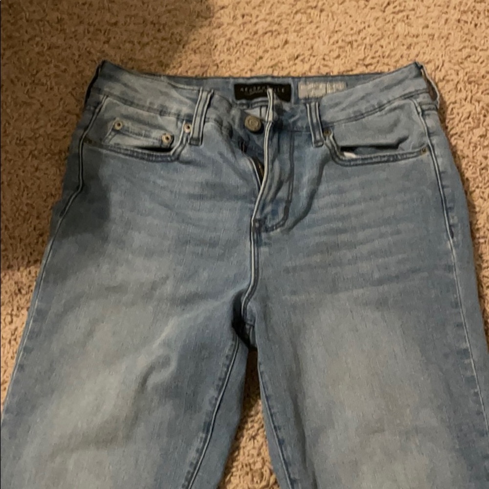 aeropostale high waisted jeggings/ jeans